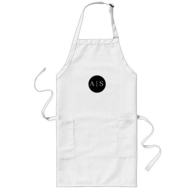 Customisable personal name long apron (Front)