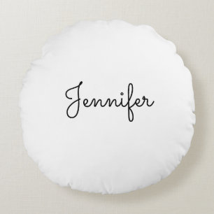 Customisable personal name, Personal name Round Cushion
