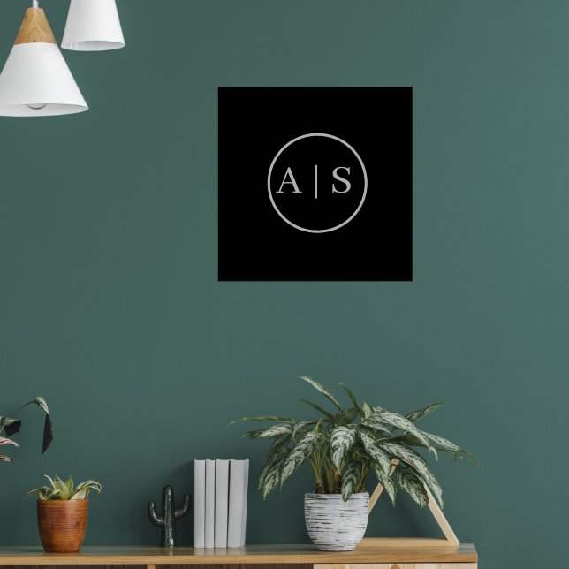 Customisable personal name poster (Living Room 1)