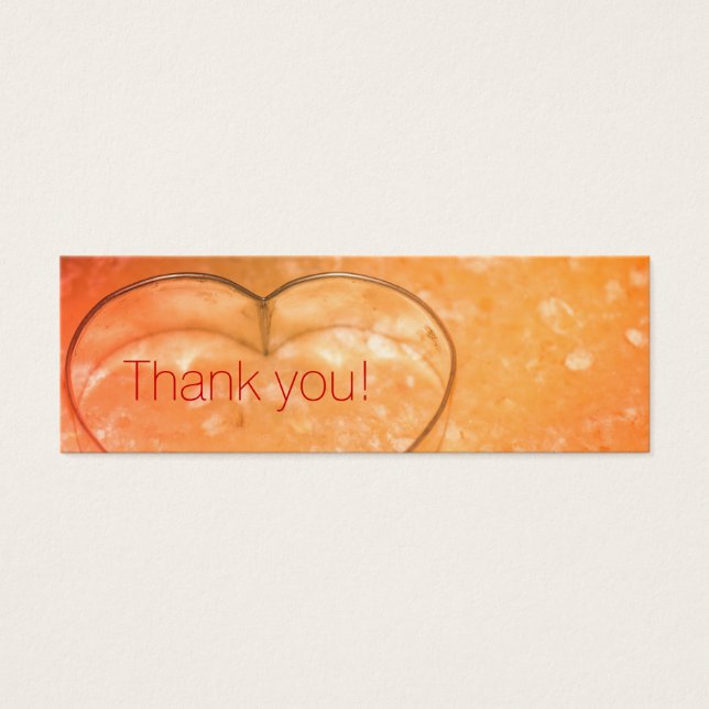 Customisable Personal Thank You Tiny Card (Front)