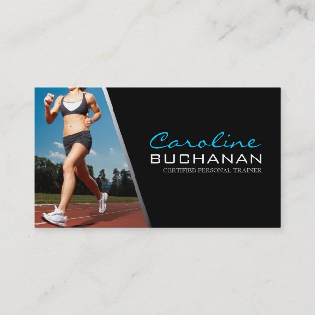 Customisable Personal Trainer Business Card (Front)