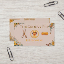 Customisable Pet Care Professional Card