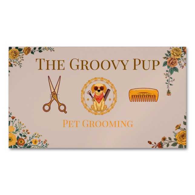 Customisable Pet Care Professional Card (Front)