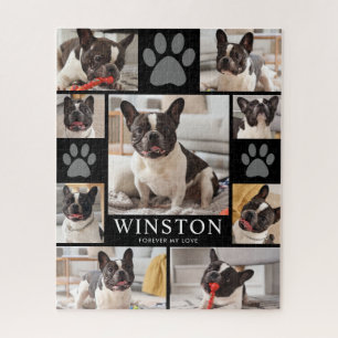 Customisable Pet Dog Memorial Photo Keepsake Jigsaw Puzzle