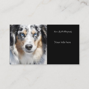 Customisable Pet Photography business card