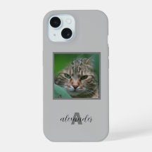 Customisable Pet Portrait iPhone Case with Name an