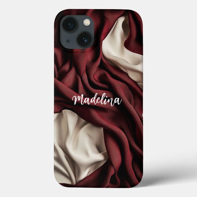 Customisable phone case single colour add your nam (Back)