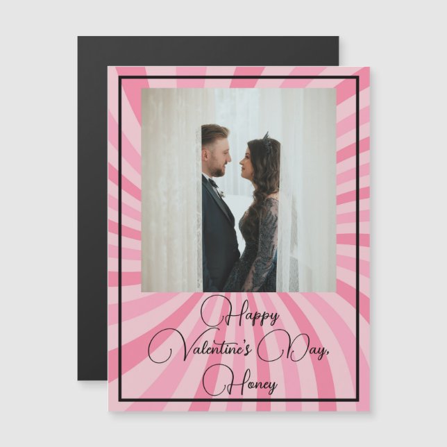 Customisable Photo and Text Valentine's Day Card (Front/Back)