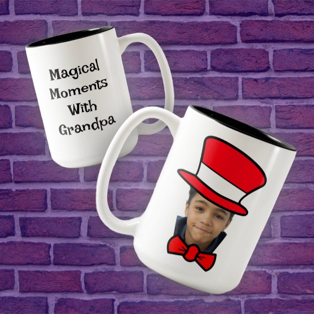 Customisable Photo Booth Top Hat Mug (Creator Uploaded)