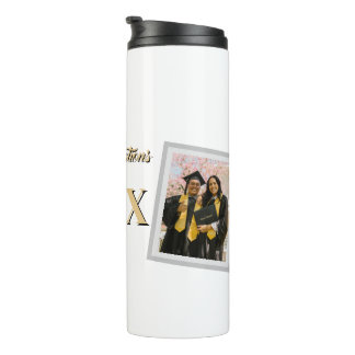 Customisable Photo Class of 202X Graduation Thermal Tumbler