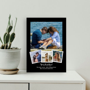 Customisable Photo for Couple or Family Plaque