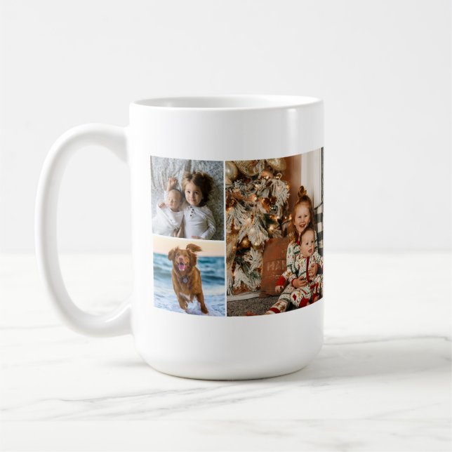 Customisable Photo Gift Mug personalised message (Left)