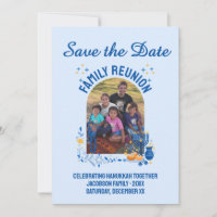 Customisable Photo HANUKKAH FAMILY REUNION