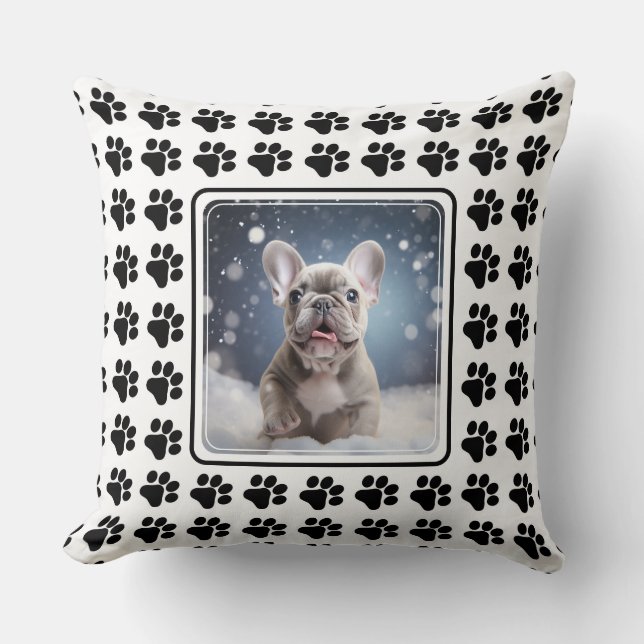 Customisable photo Paw-trait Perfection Cushion (Front)