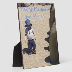 Customisable Photo Plaque, Make Memories Matter Plaque