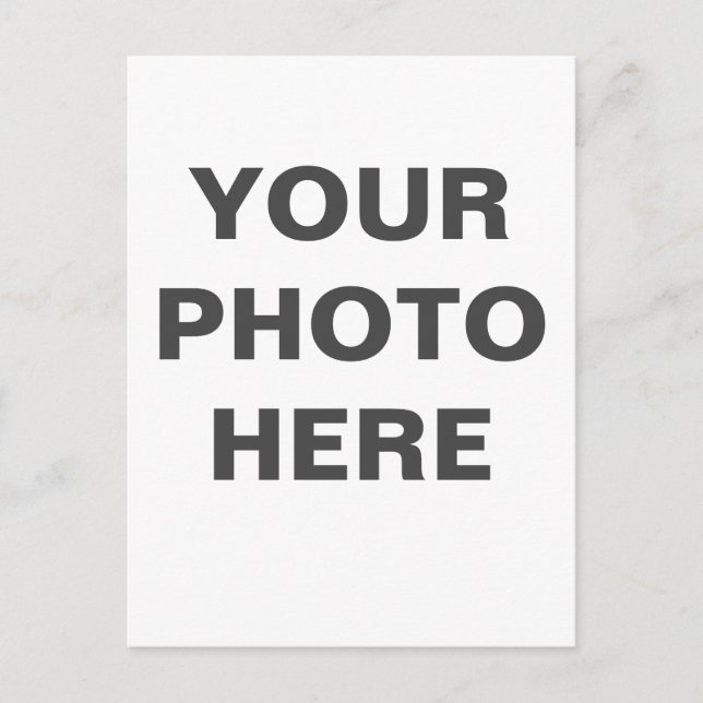 Customisable Photo  Postcards  (Front)