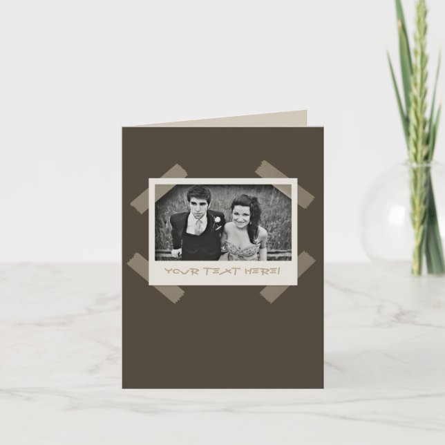 Customisable Photo Snapshot All-Occasion Card (Front)