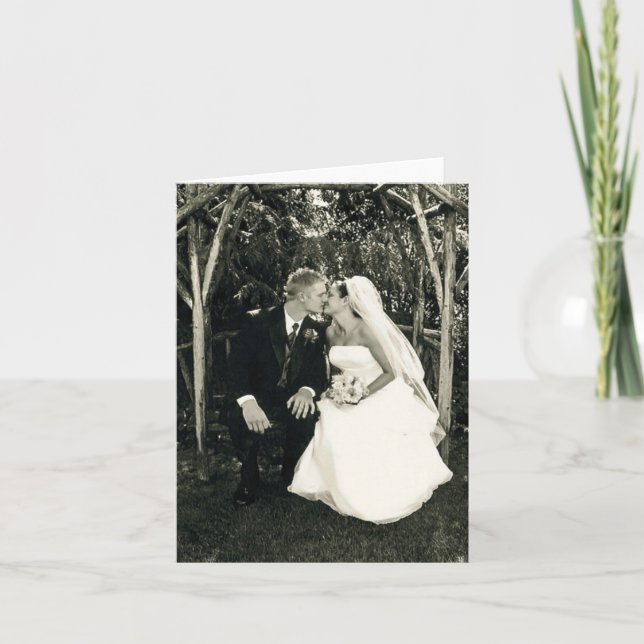 Customisable Photo Thank You Card (Front)