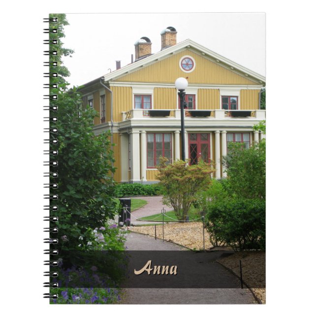 Customisable Photo with any Name Spiral Notebook (Front)