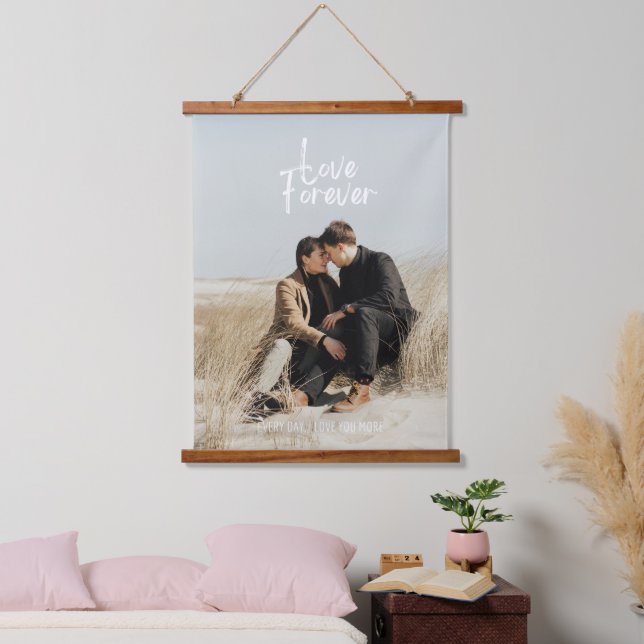 customisable Photo with Hanging Tapestry (Bedroom)