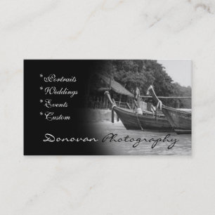 Customisable Photography Business Card