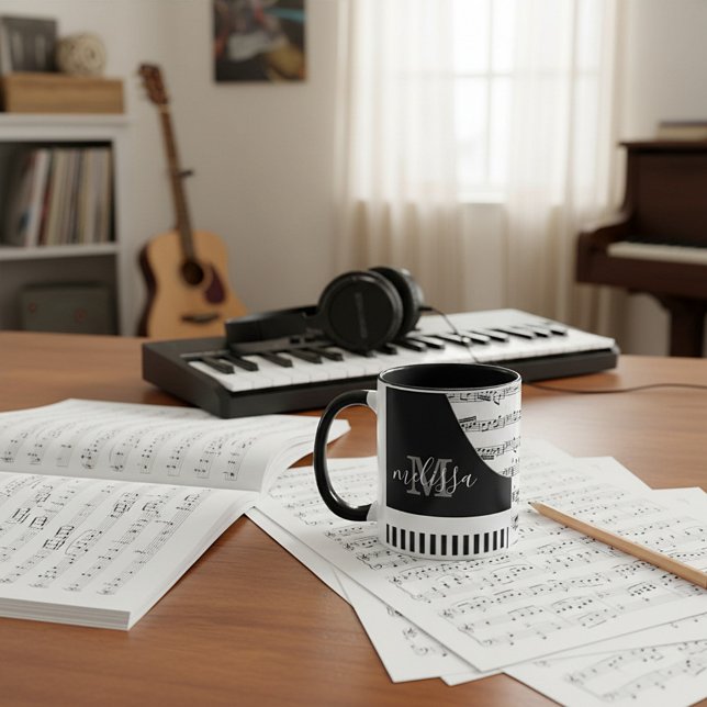 Customisable Piano  Mug (Creator Uploaded)