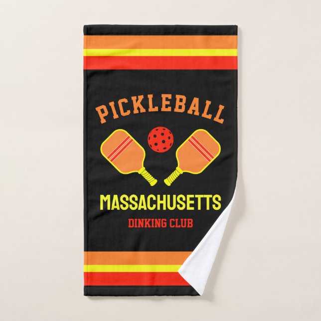 Customisable pickleball hand towel (Hand Towel)