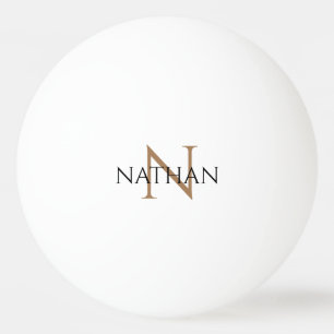 Customisable Ping Pong Ball – Name & Initial