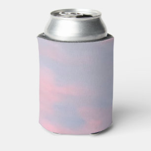 Customisable Pink Clouds Can Cooler