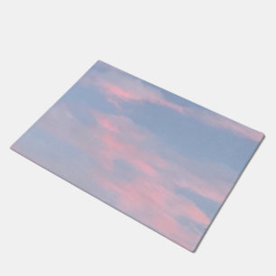 Customisable Pink Clouds Doormat