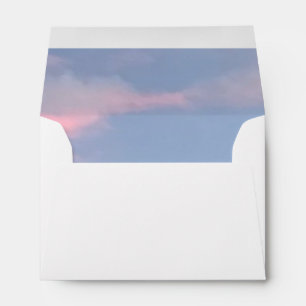 Customisable Pink Clouds Envelope