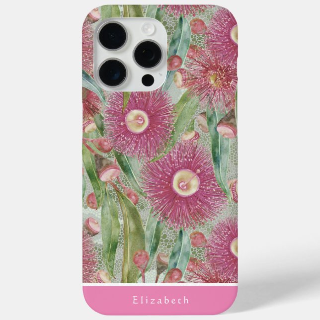 Customisable Pink Eucalyptus After The Rain Case-Mate iPhone Case (Back)