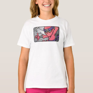 Customisable Pink Ninja T-Shirt