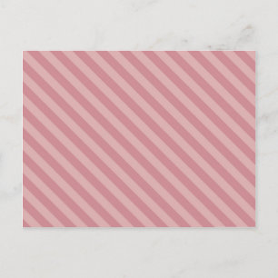 Customisable Pink Stripes Postcard