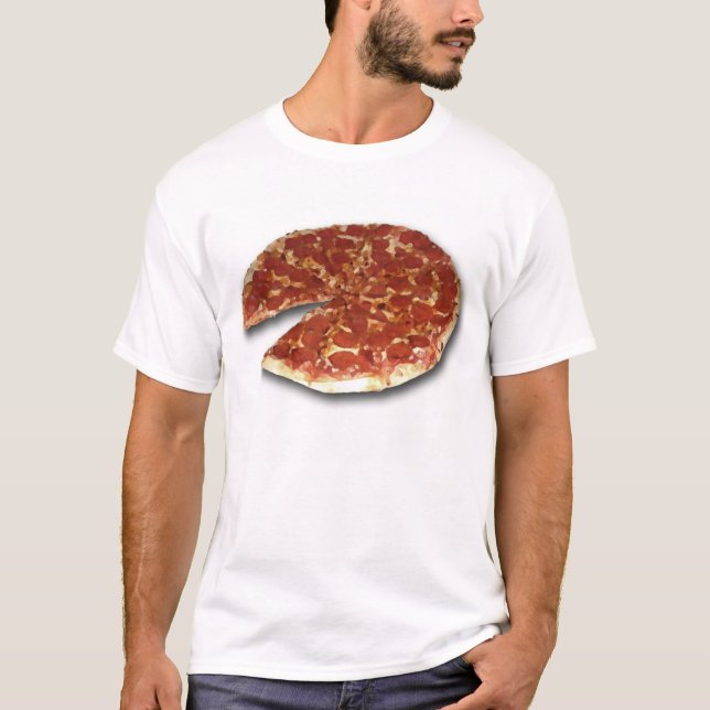 Customisable Pizza T-shirt (Front only) (Front)