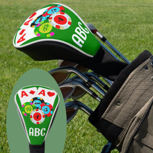 Customisable Poker Red Aces Themed Driver Cover