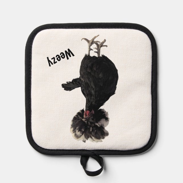 Customisable Polish Chicken Pot Holder (Front)