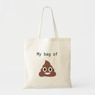 Customisable Poo Emoji Tote