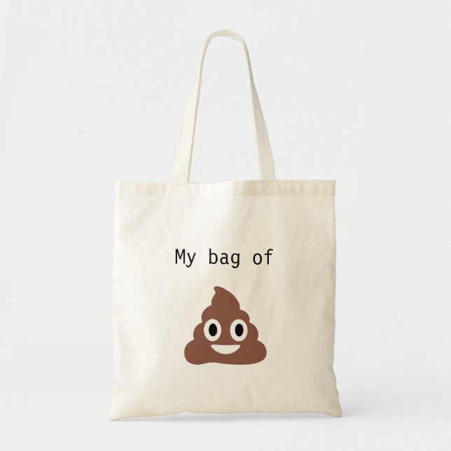 Customisable Poo Emoji Tote Bag (Front)