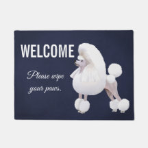 Customisable Poodle Doormat