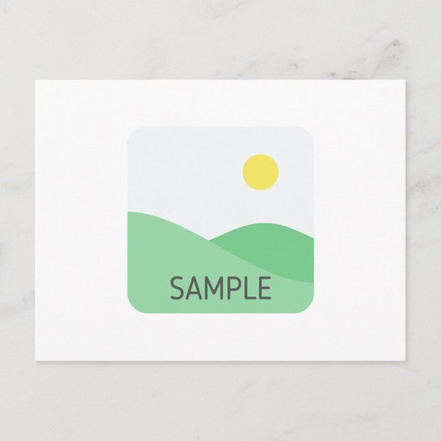 Customisable Postacrd Postcard (Front)