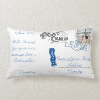Customisable Postcard Pillow with your Message
