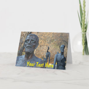 Customisable Prague memorial Card