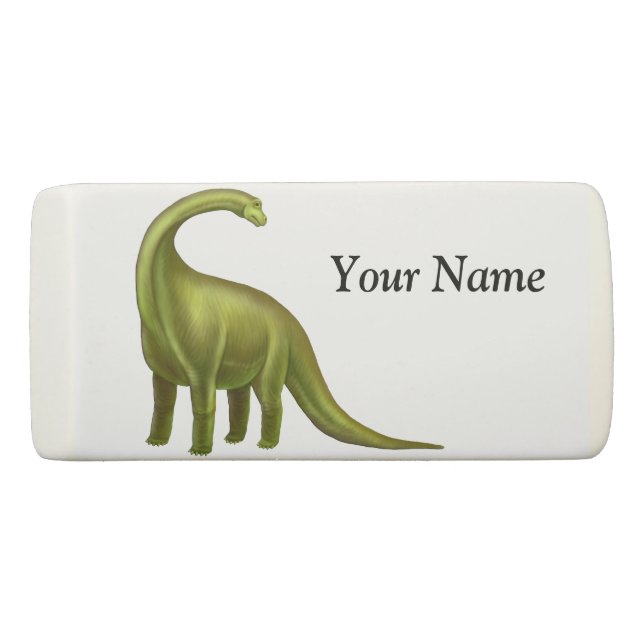 Customisable Prehistoric Dinosaur Eraser (Front)