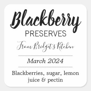 Customisable Preserves BL_03sq Square Sticker