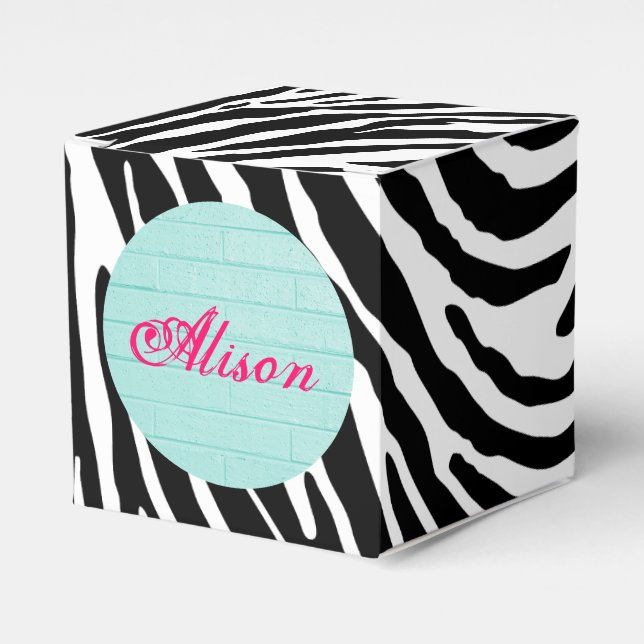 Customisable Pretty Little Favour Box (Front Side)