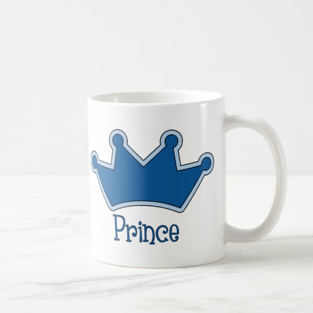Customisable Prince - Crown Coffee Mug (Right)