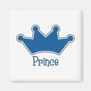 Customisable Prince - Crown Magnet