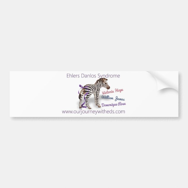 Customisable Products Just for You Bumper Sticker (Front)