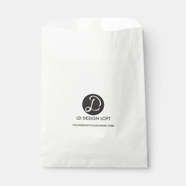 Customisable Promo treat bags with logo (Front)